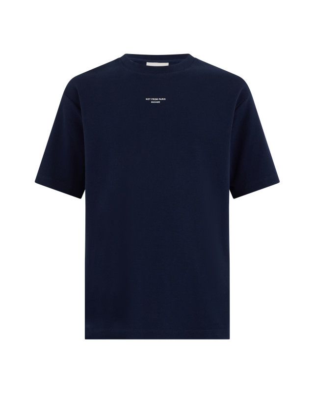 Cotton t-shirt with slogan