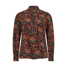 Floral long-sleeve shirt