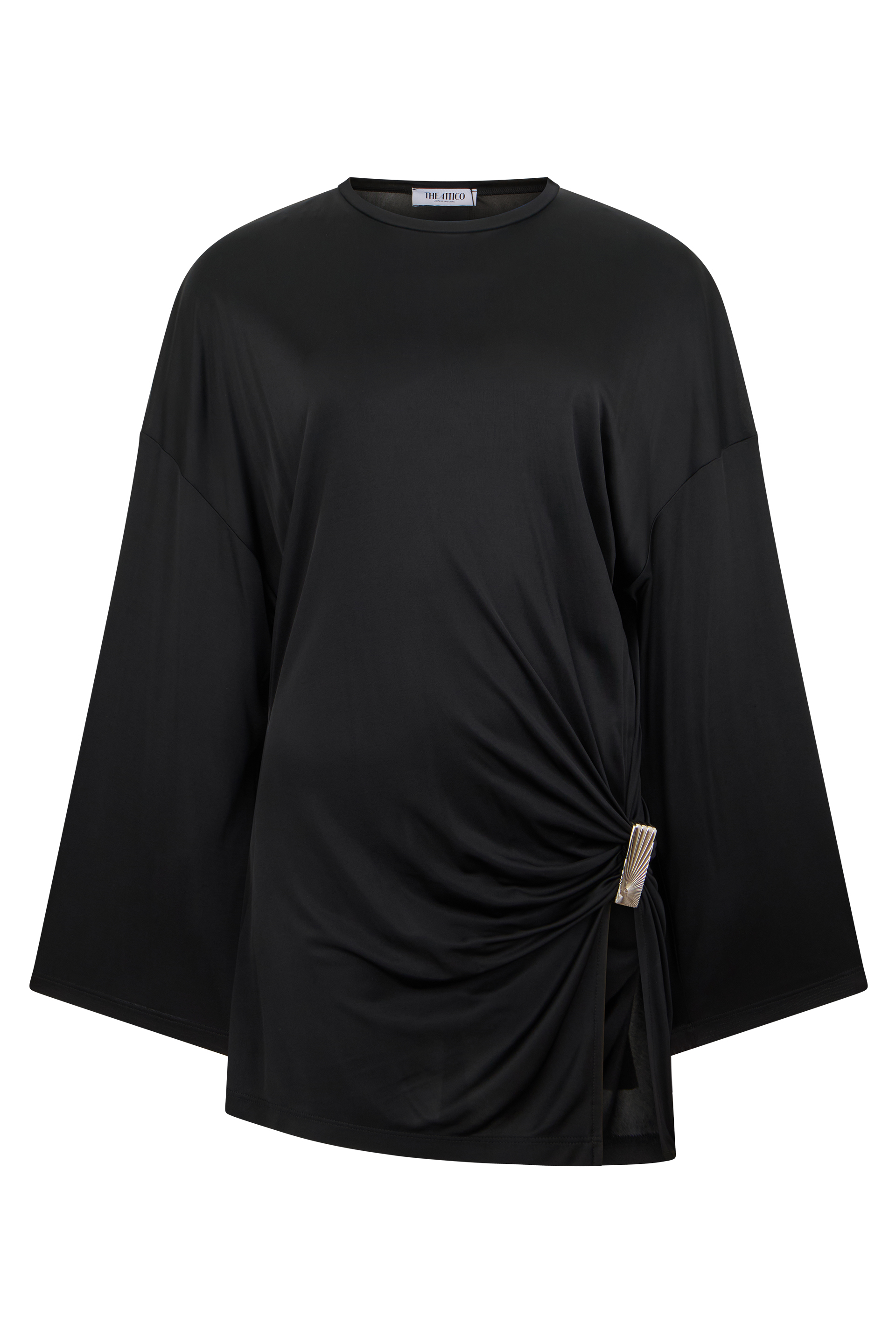 Mini dress with wide sleeves