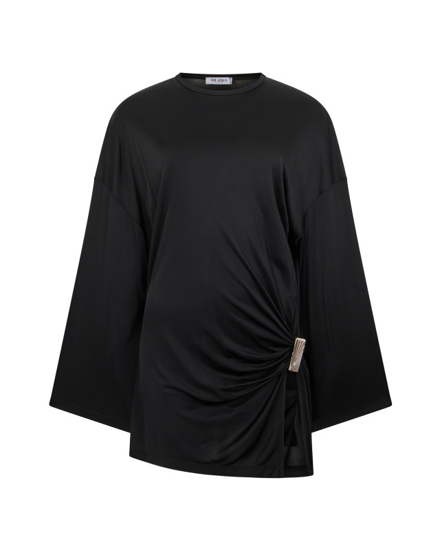 Mini dress with wide sleeves