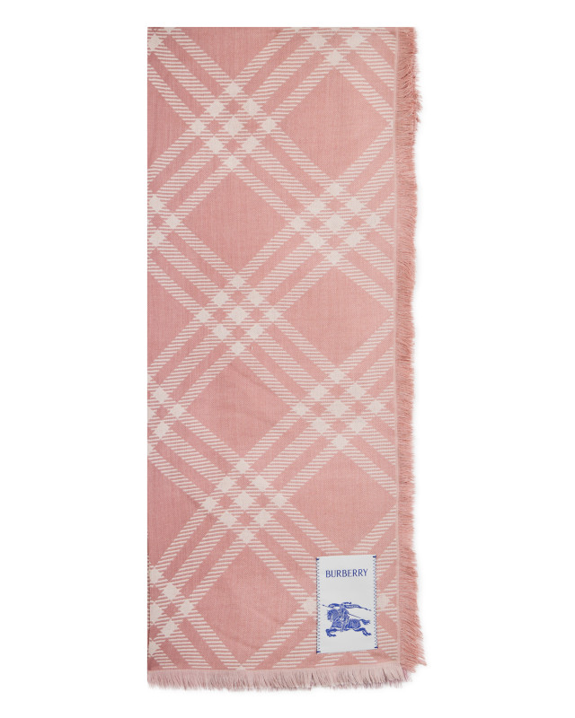 Unisex silk and wool scarf