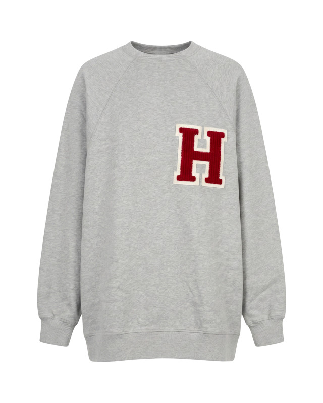 Sweatshirt with embroidered logo
