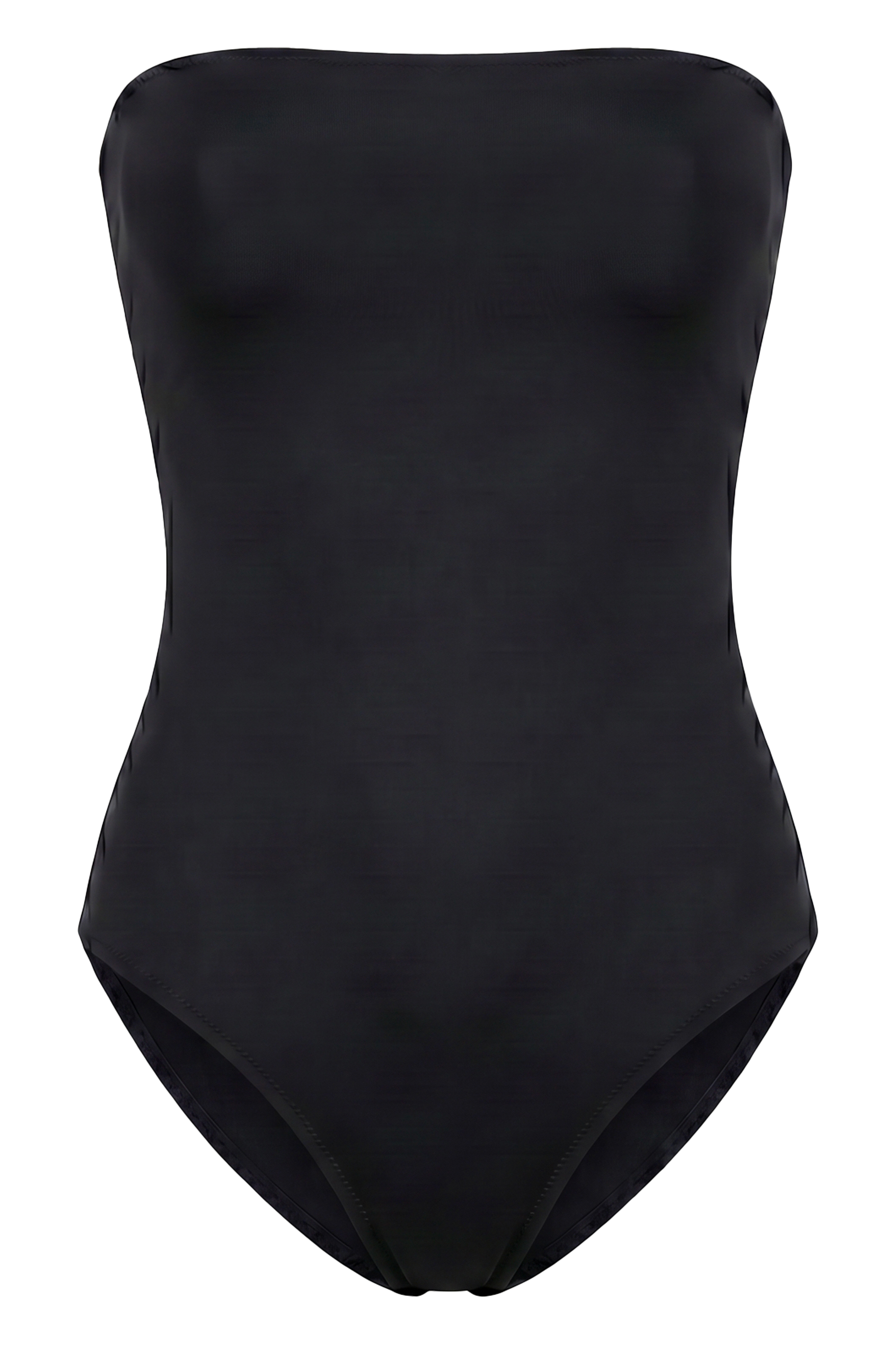 Elegant Black Swimsuit Without Straps