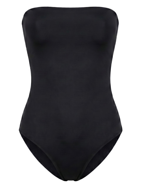 Elegant Black Swimsuit Without Straps
