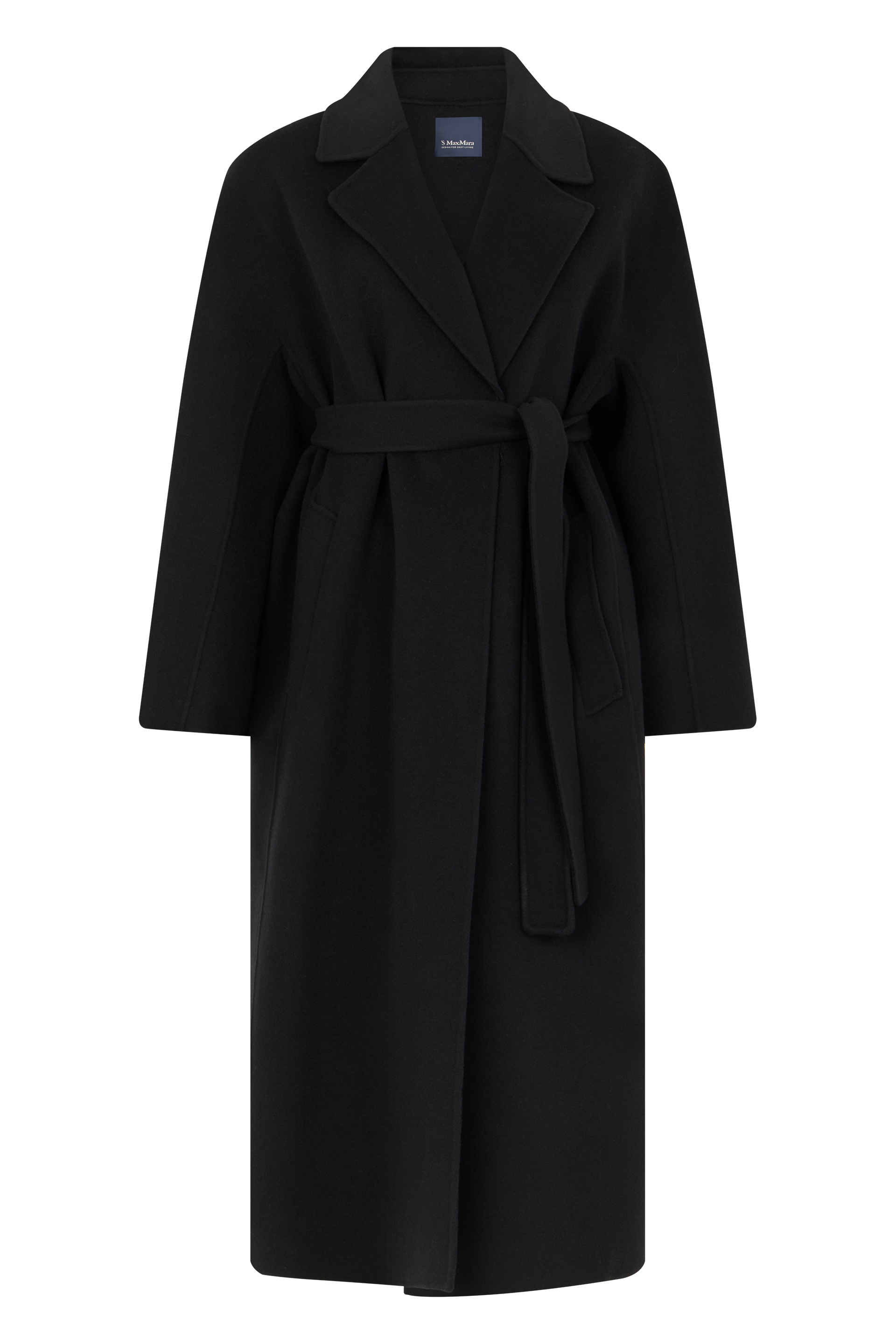 Long coat with belt