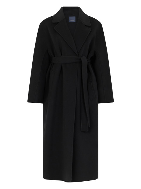 Long coat with belt