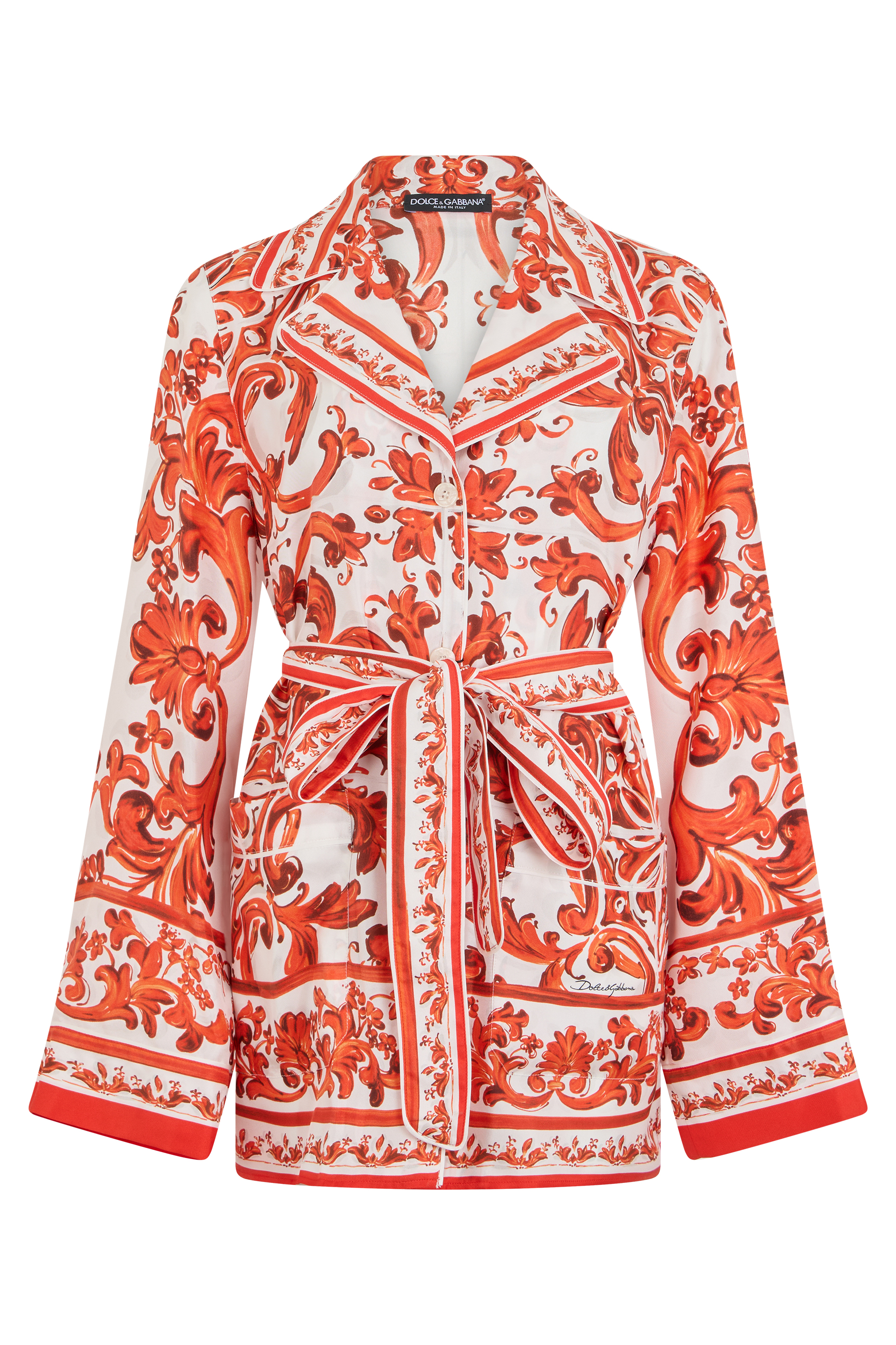 Silk printed shirt