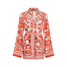 Silk printed shirt