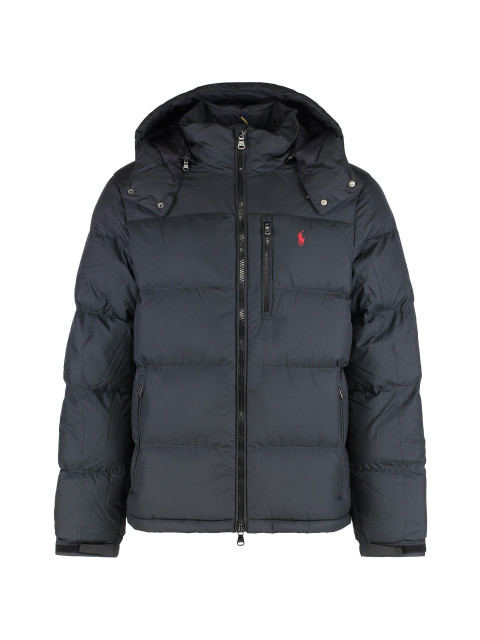 Down jacket with hood