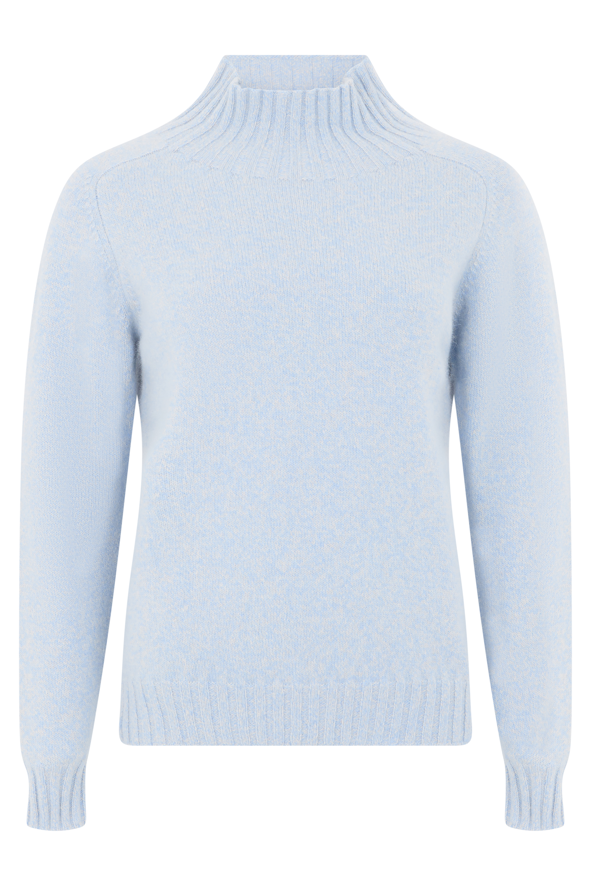 Sweater with high collar