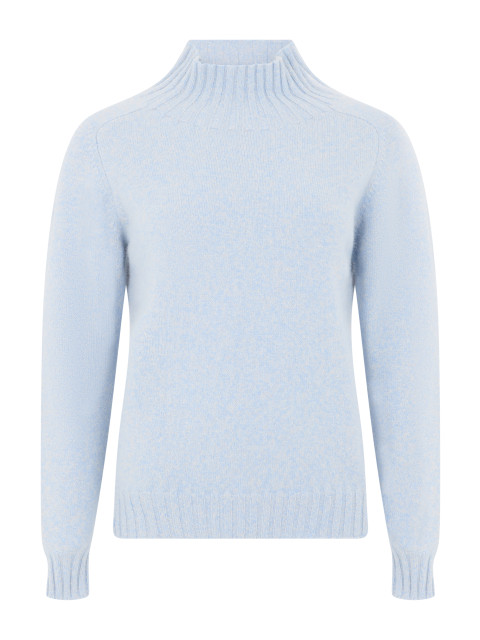 Sweater with high collar