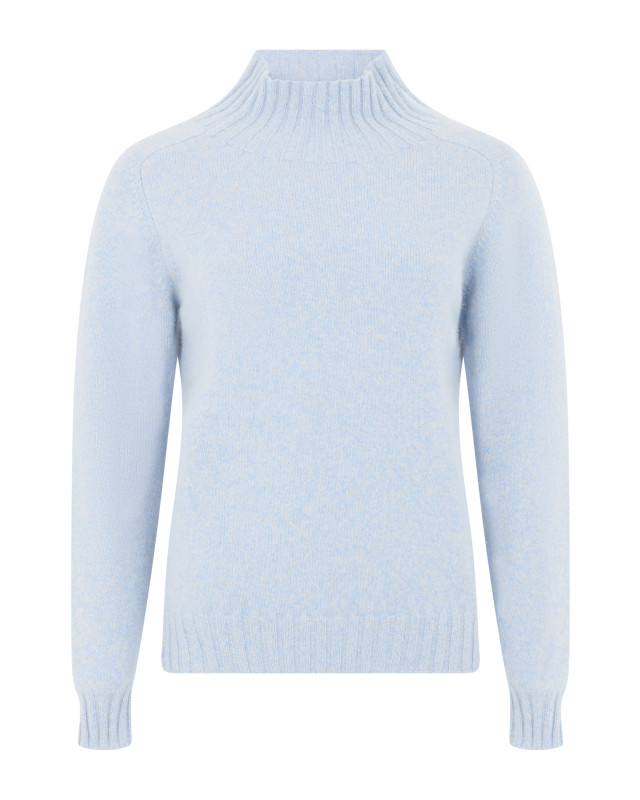 Sweater with high collar