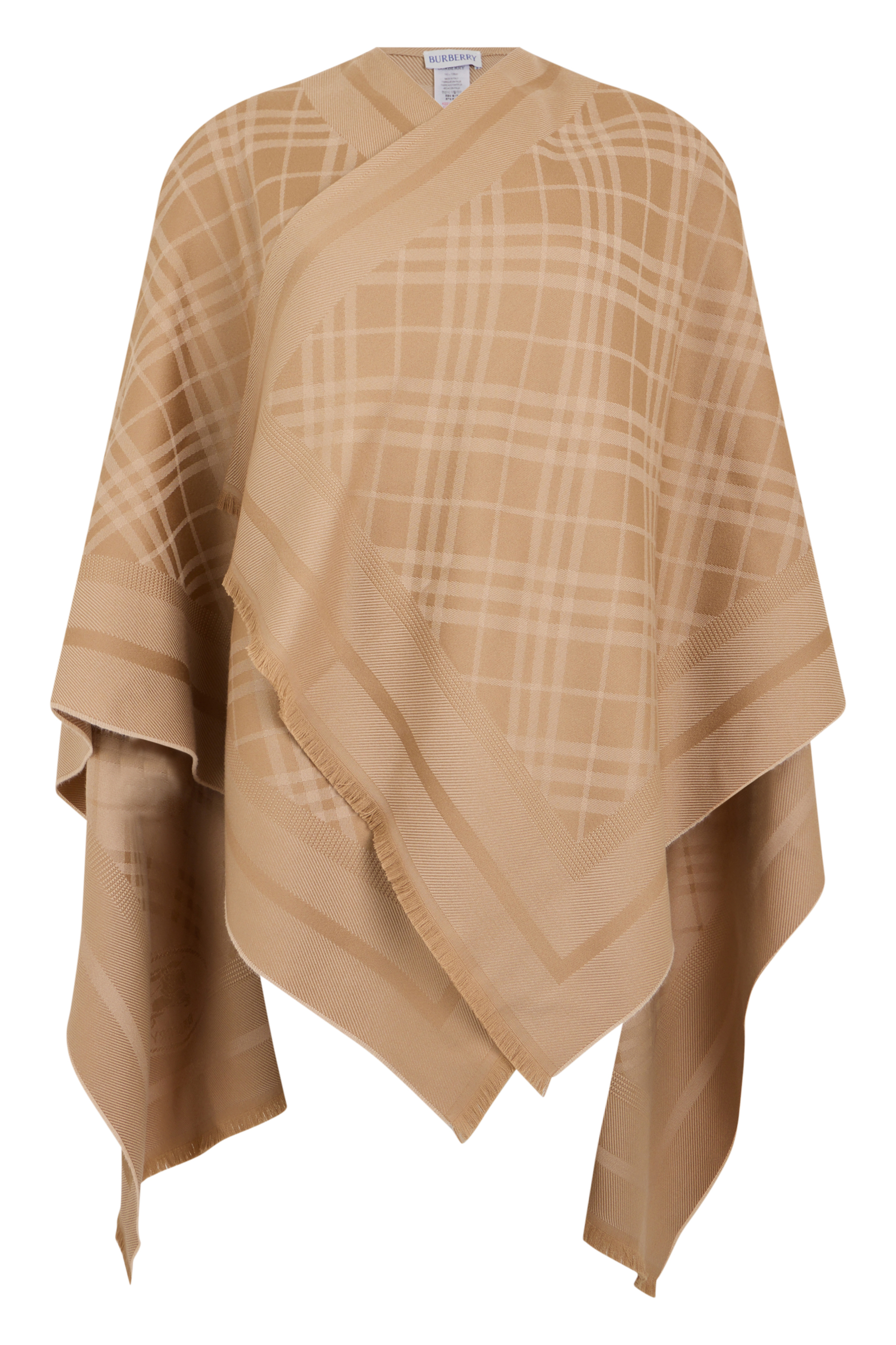tartan poncho