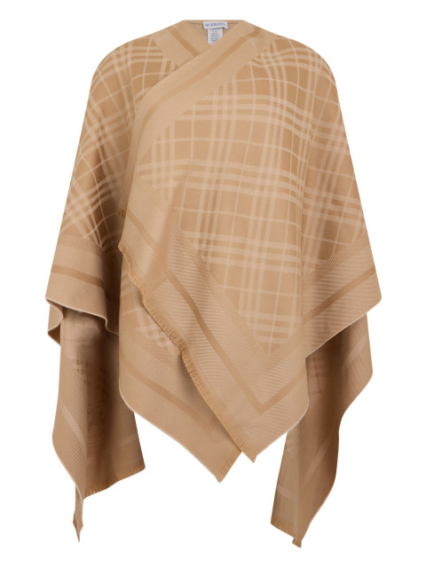 tartan poncho