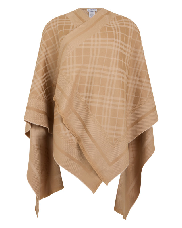 tartan poncho