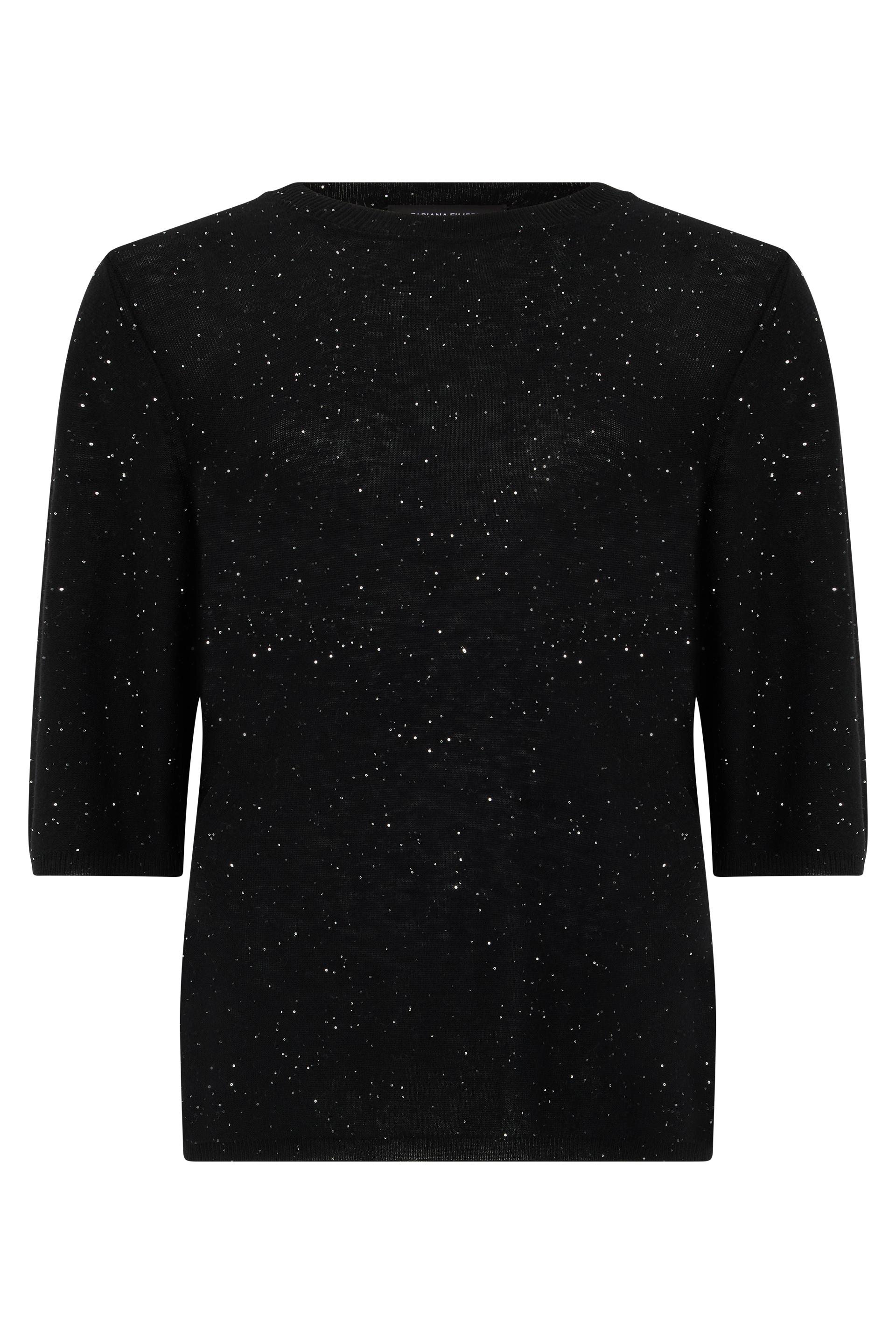 T-shirt with three-quarter sleeves