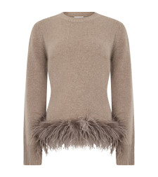 Sweater with frayed details