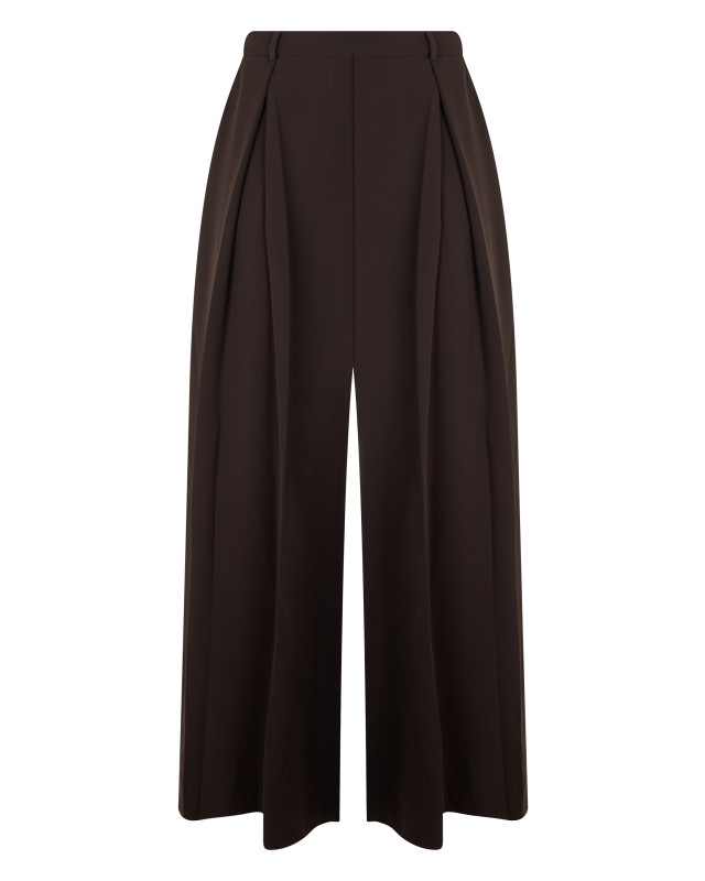 Wide Pleated Trousers