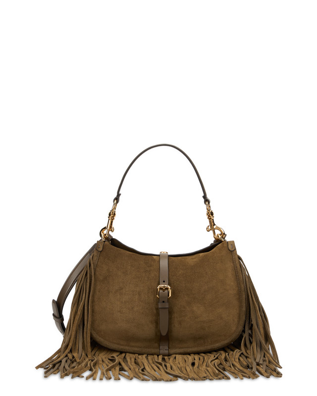 Fringe shoulder bag