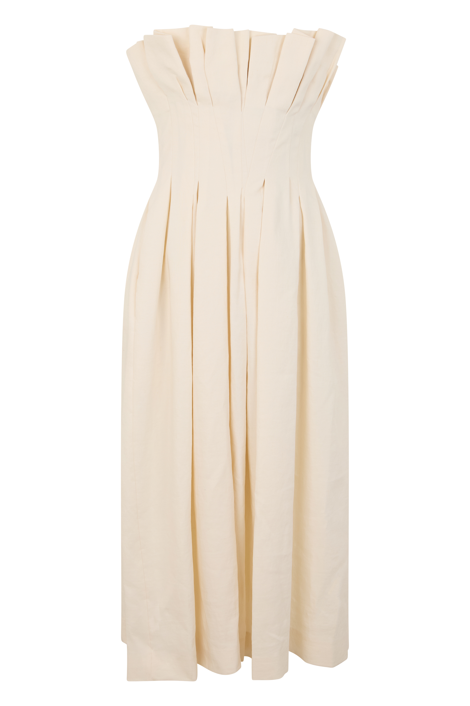 Long dress without straps