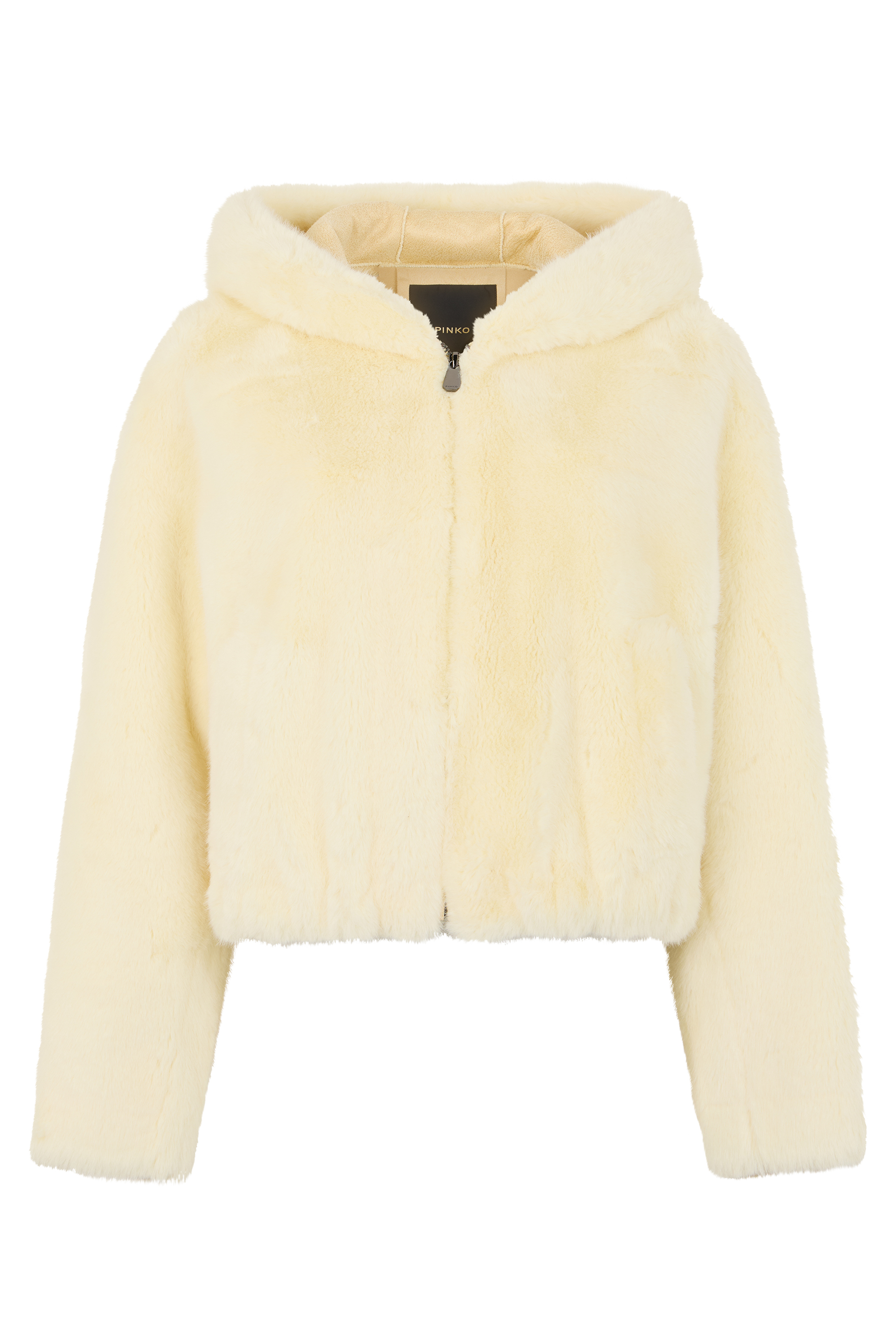 Jacket with synthetic fur