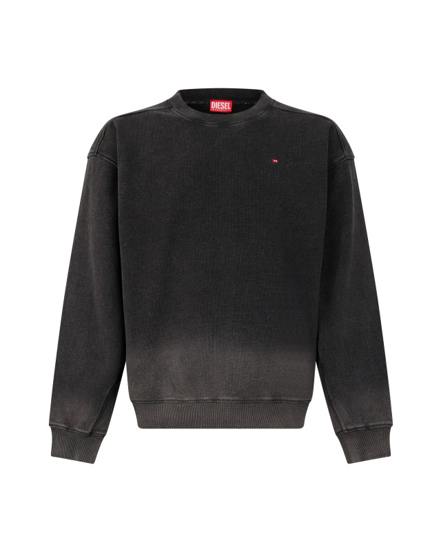 Crew neck sweater with shades