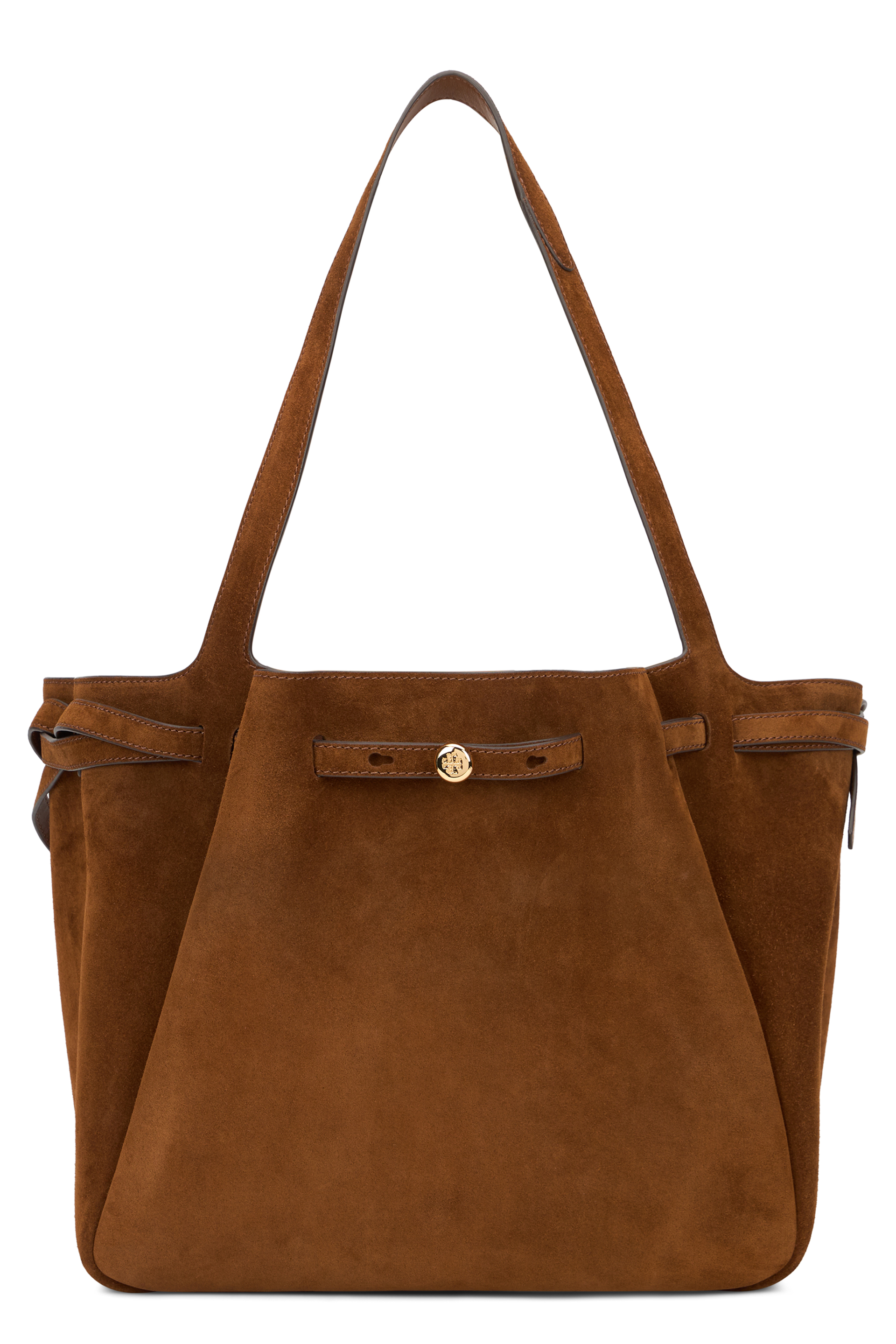 Nubuck leather tote bag