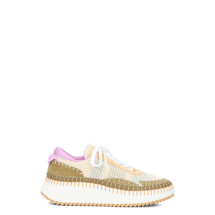 Sneakers with high sole