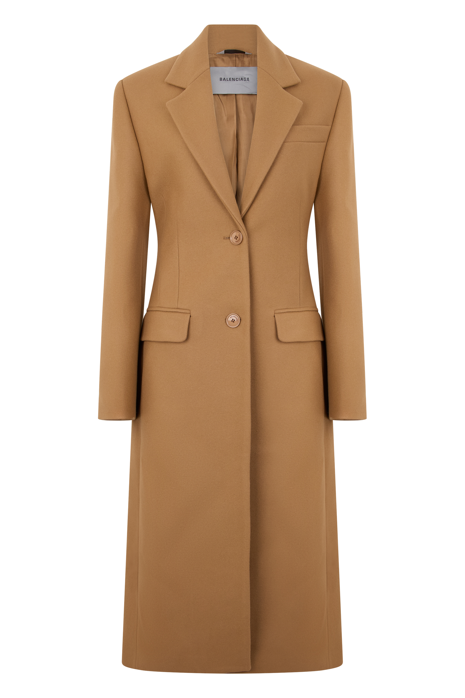 Long coat with pockets