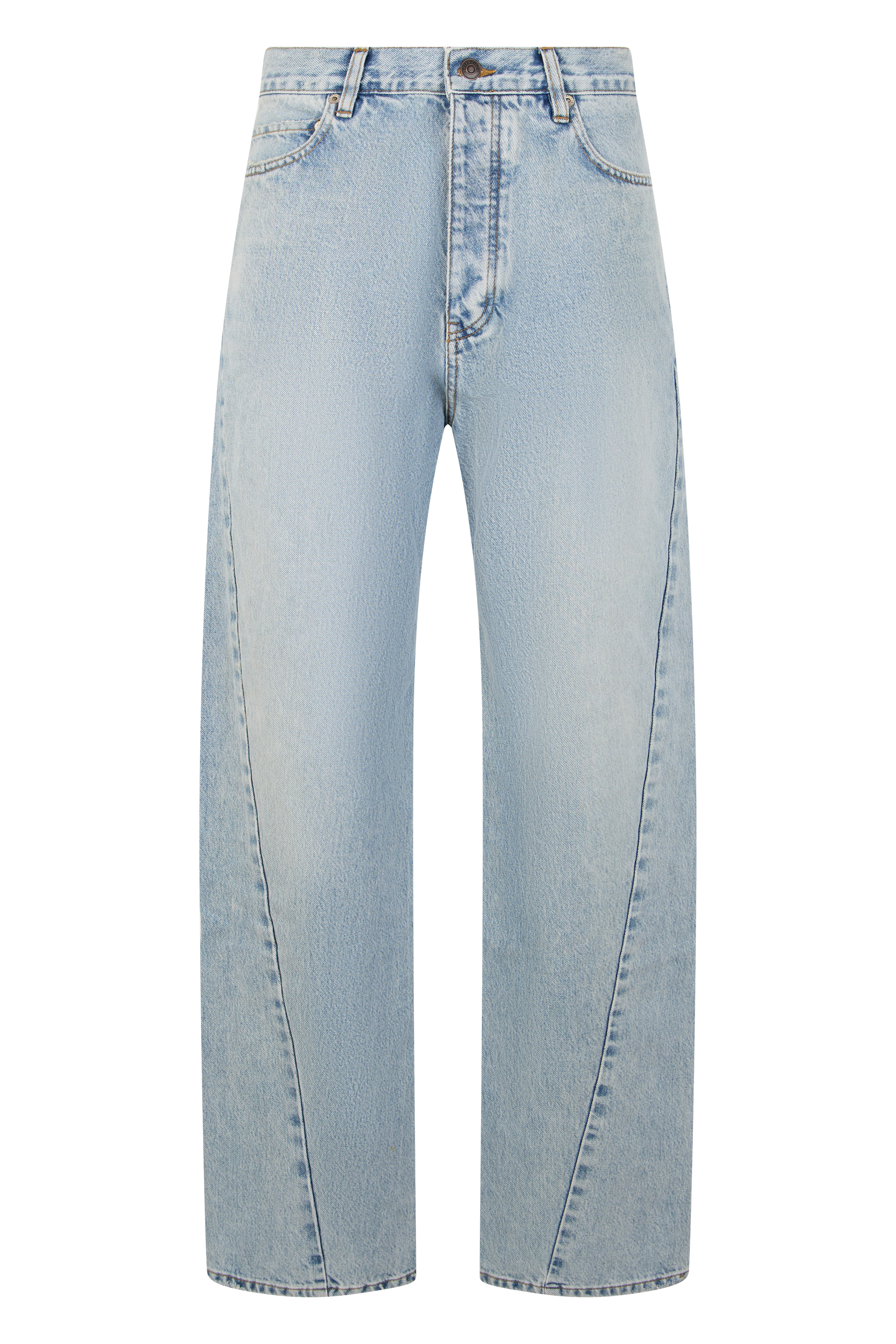 Denim Pants With Loose Fit