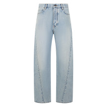 Denim Pants With Loose Fit