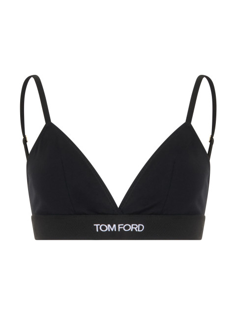 Triangle bra with thin straps