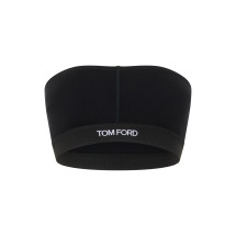 Bra with band and logo