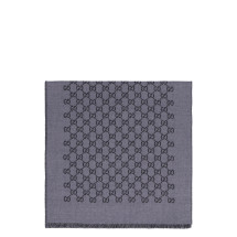 Wool GG jacquard scarf