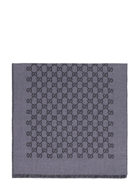 Wool GG jacquard scarf