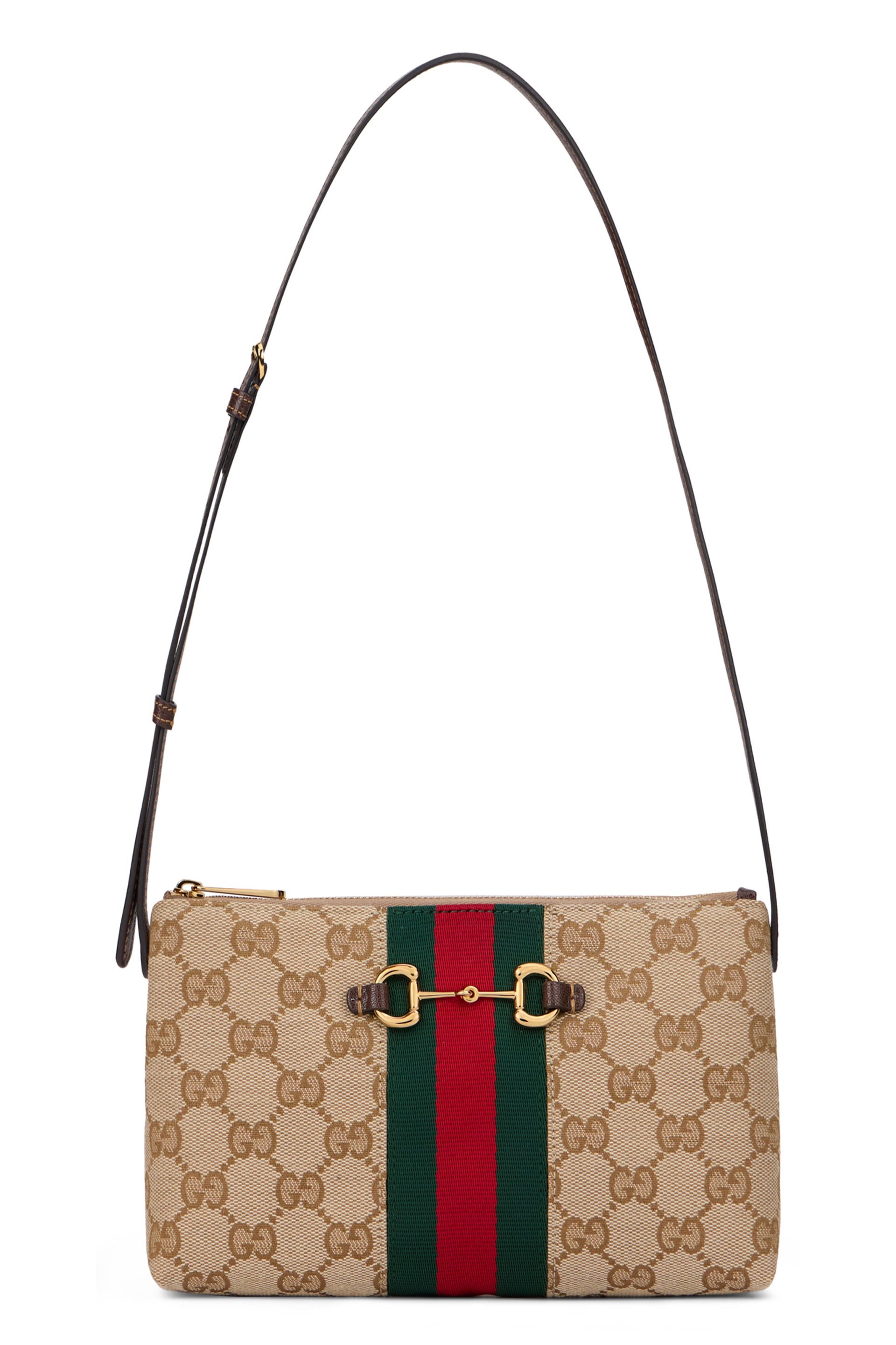 Shoulder bag with monogram