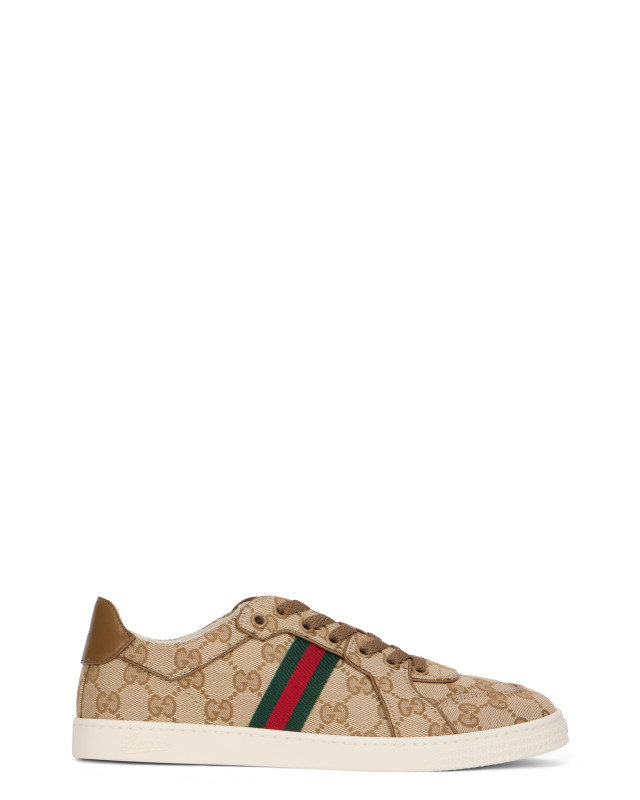 Low canvas sneakers GG