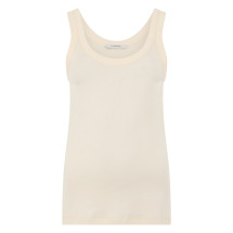 Top without sleeves in cotton