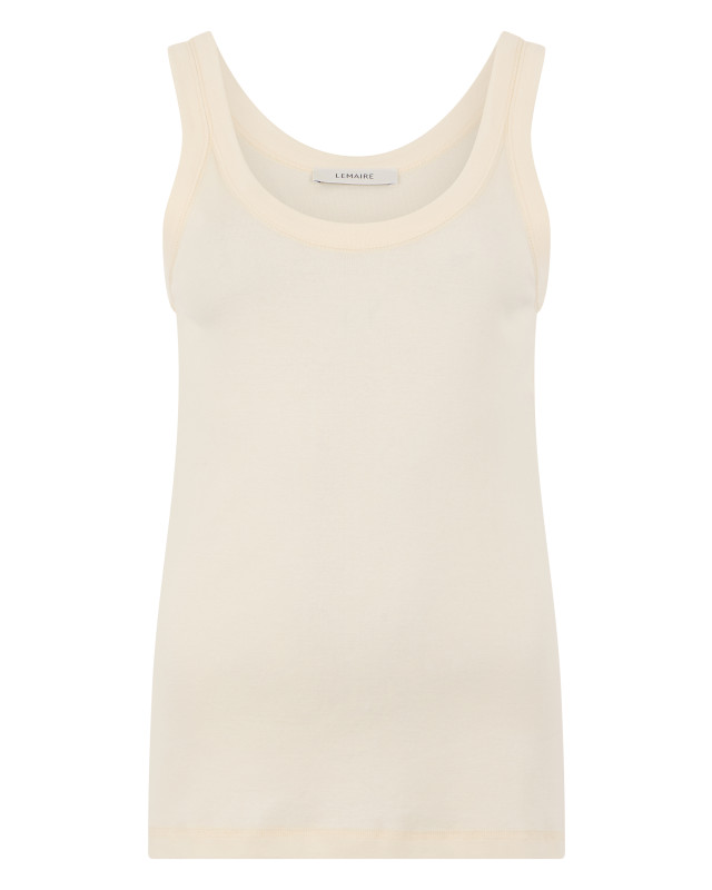 Top without sleeves in cotton