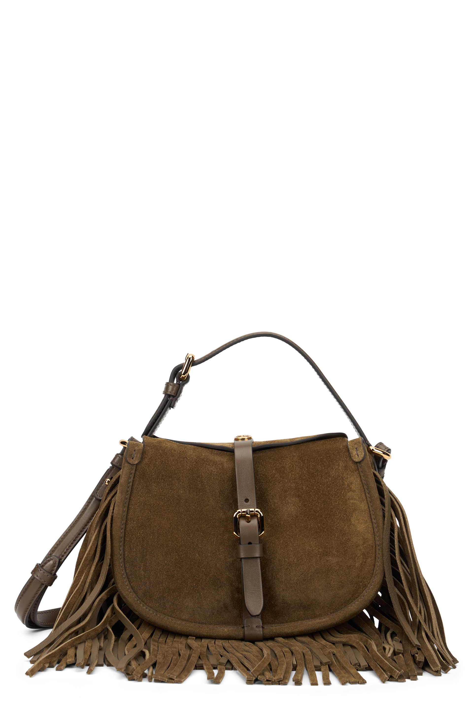 Fringe shoulder bag