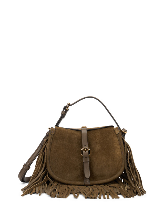 Fringe shoulder bag