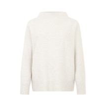 Sweater with wide collar