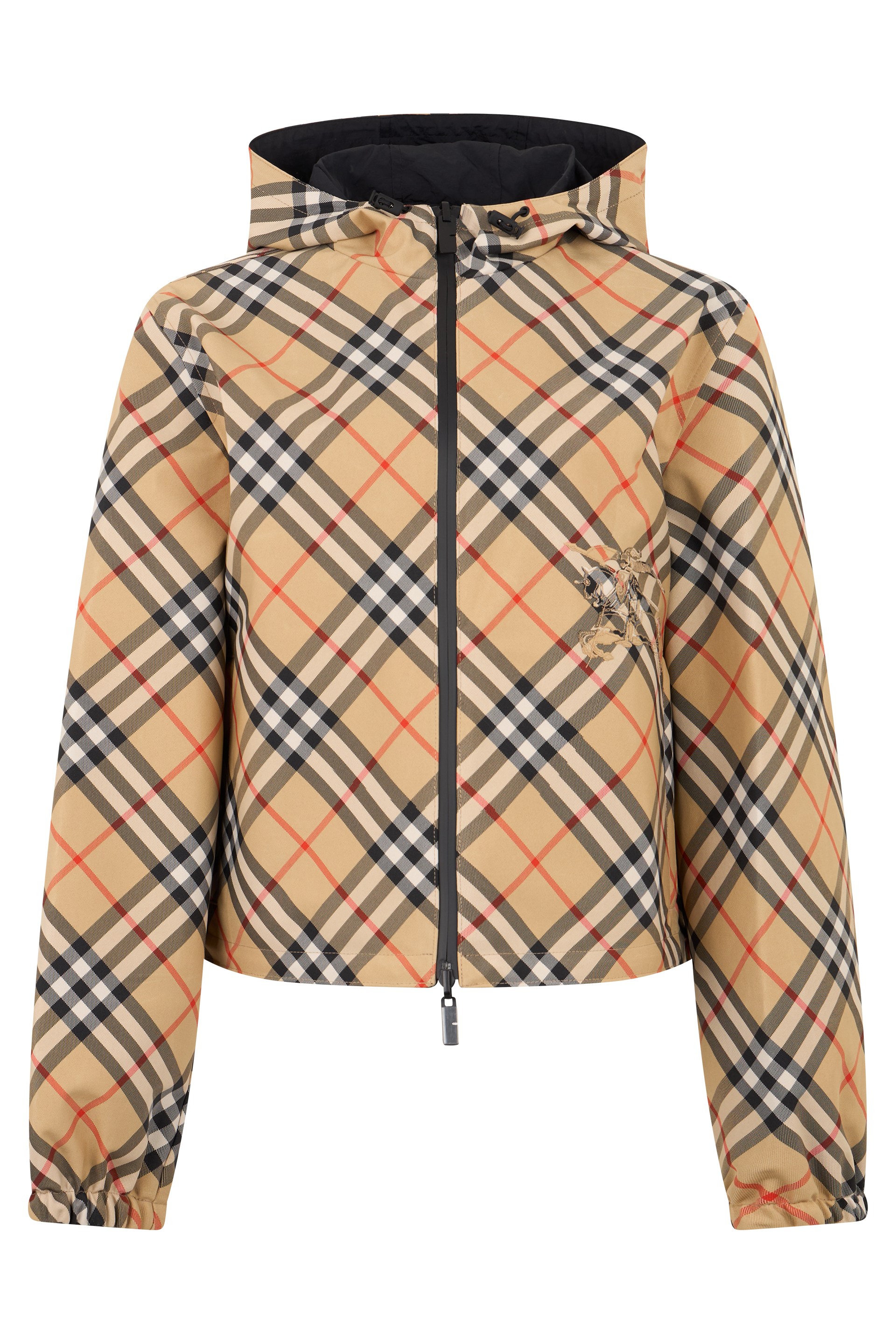 Hooded Jacket in Plaid