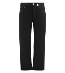 5-pocket straight-leg jeans