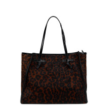 Animal print tote bag