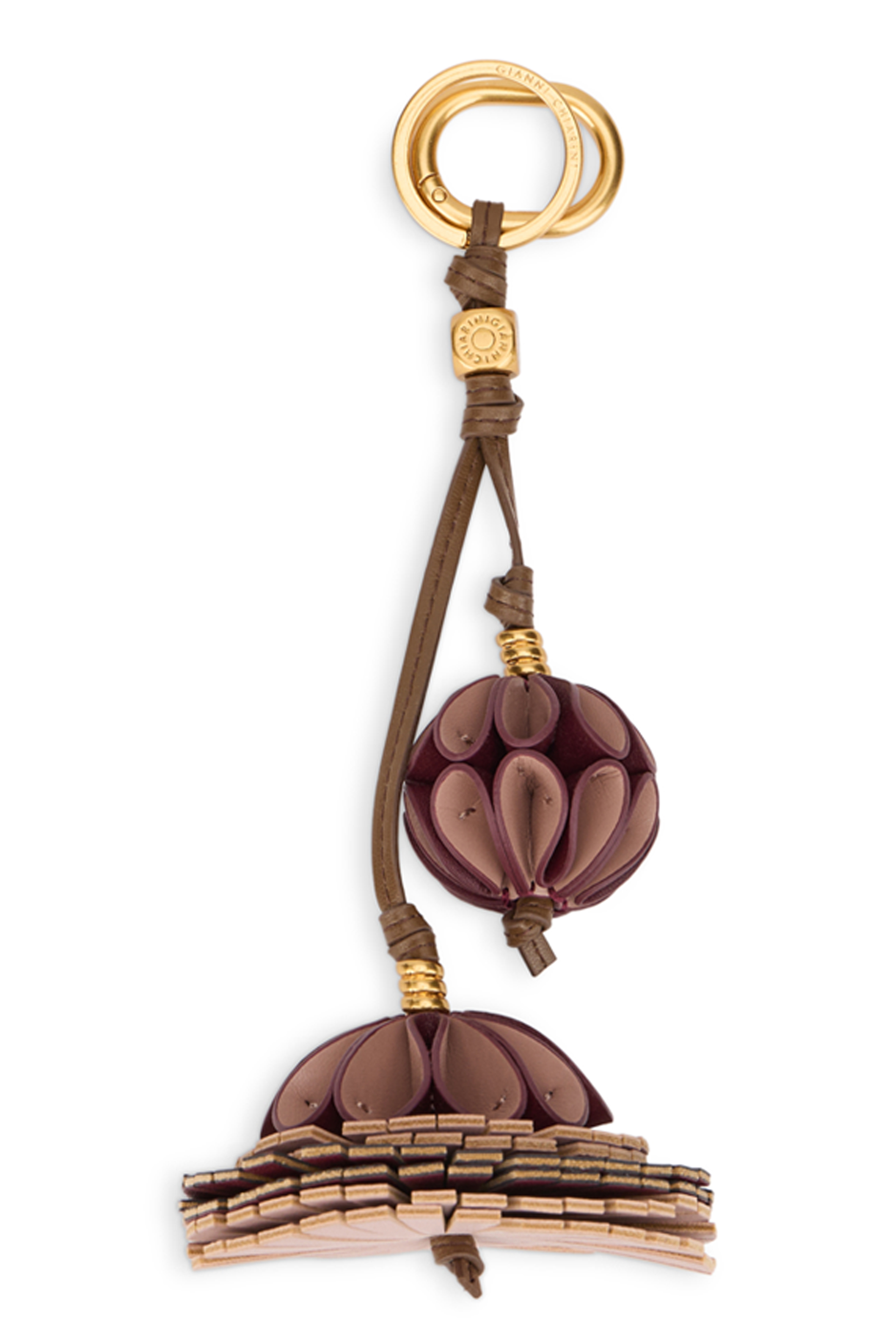 Leather keychain