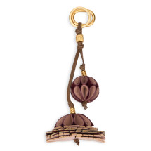 Leather keychain