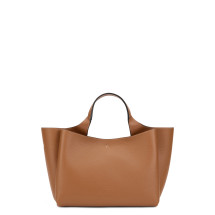 Leather tote bag