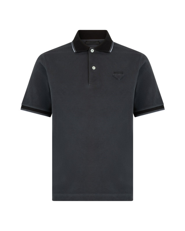 Polo with short sleeves
