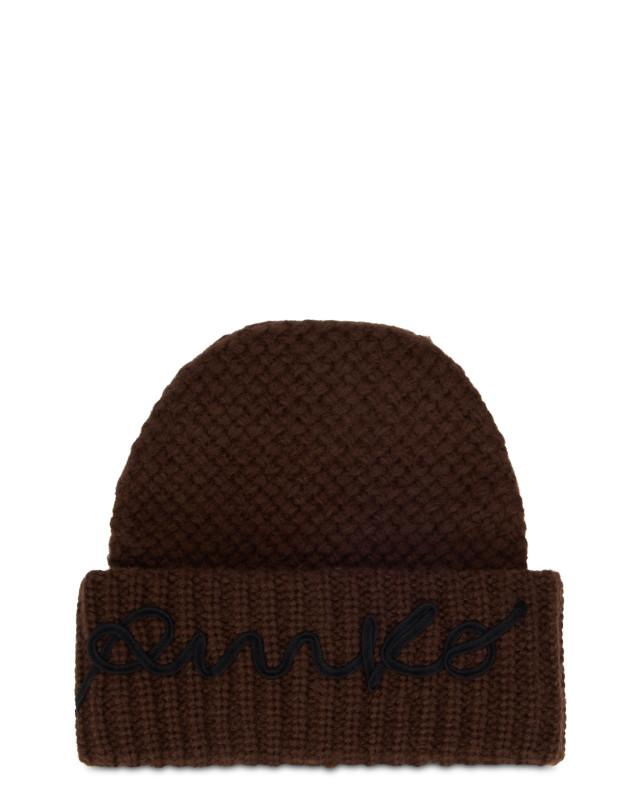 Beanie with embroidered logo